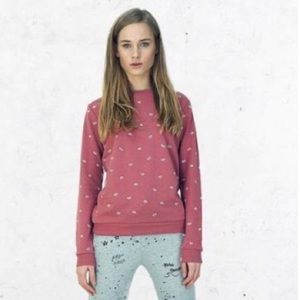 Catwalk Junkie Little Kisses Lips Pullover Sweater
